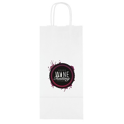 Vino - White Shopper - ColorVista (5 1/2" x 3 1/2" x 13")