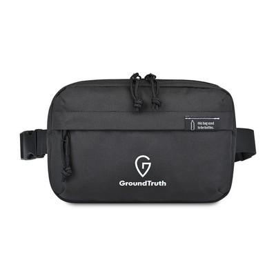 Renew Recycled rPET Waist Pack - AWARE™ - Black