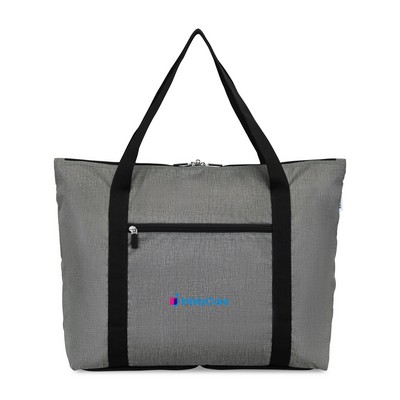 RuMe® Recycled Ripstop rPET cFold Travel Tote - Heather Grey