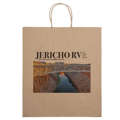 Eco Brute - Kraft-Brown Shopper - Chromatic (14" x 10" x 15 1/2")