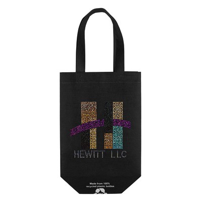 Lake™ - R-PET Non-Woven Totes - Sparkle (8" x 4" x 10")