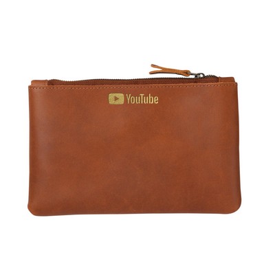Travel Pouch | Full Grain Leather | Made in USA