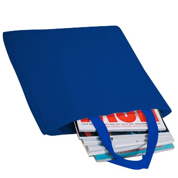 USA & Union Made 600D Polyester Market Shopping Tote Bag