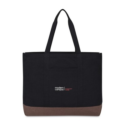 Ivy Recycled Cotton Carry-All Tote - AWARE™ - Black