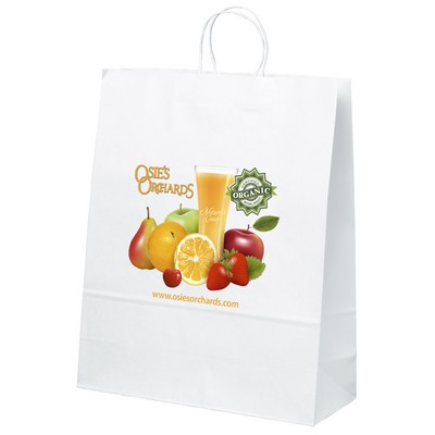 Stephanie - White Shopper - ColorVista (16" x 6" x 19")