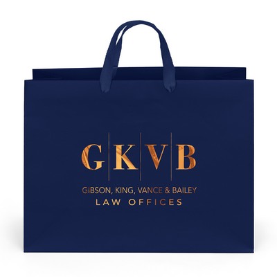 Rome - Matte Eurotote - Foil Print (16" x 6" x 12")