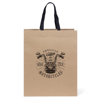 Eco Teak - Woven Handle Eurototes - Flexo Ink Print (13" x 6" x 16")