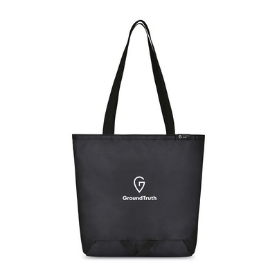 Renew Recycled rPET Packable Shopper - Black