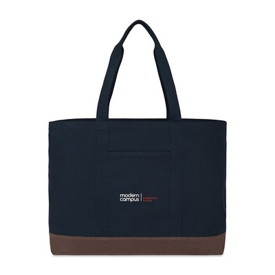 Ivy Recycled Cotton Carry-All Tote - AWARE™ - Navy