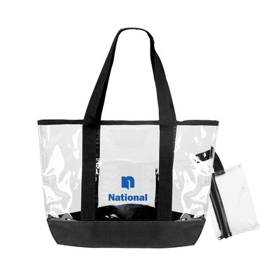 Clear Tote Bag (20" x 14" x 6")