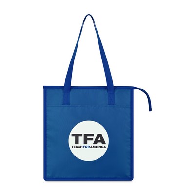 Arlo Recycled rPET Insulated Grocery Shopper - Royal Blue