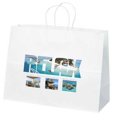 Vogue - White Shopper - ColorVista (16" x 6" x 12")