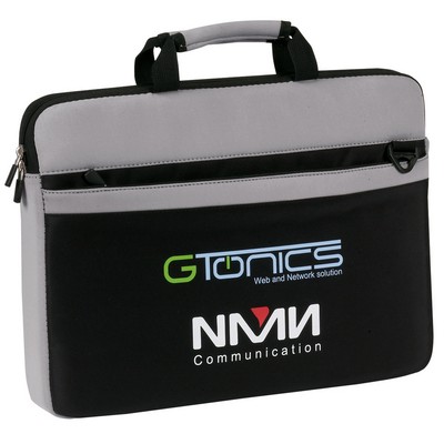 Dual Tone Laptop Briefcase